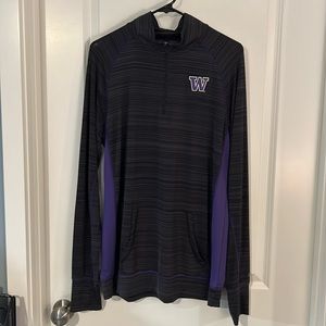 University of Washington quarter zip lightweight pullover